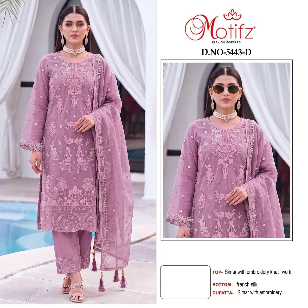 Motifz 5443 catalog rj attire pakistani suits wholesaler