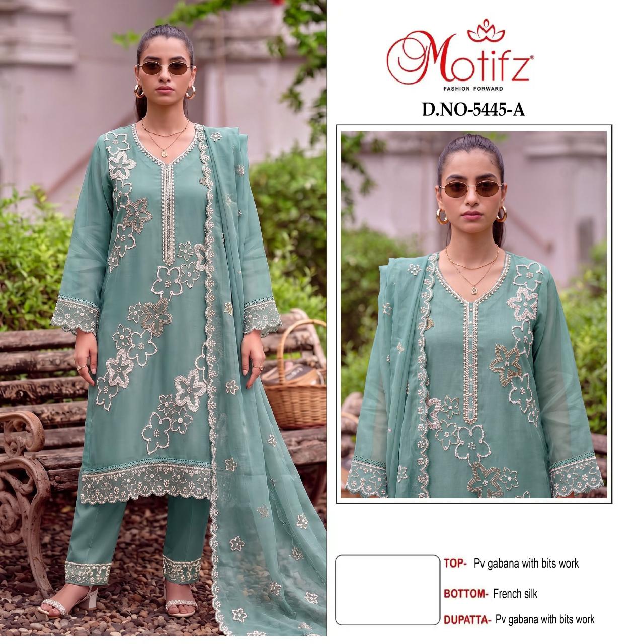 Motifz 5445 catalog pakistani suits for women wholesale