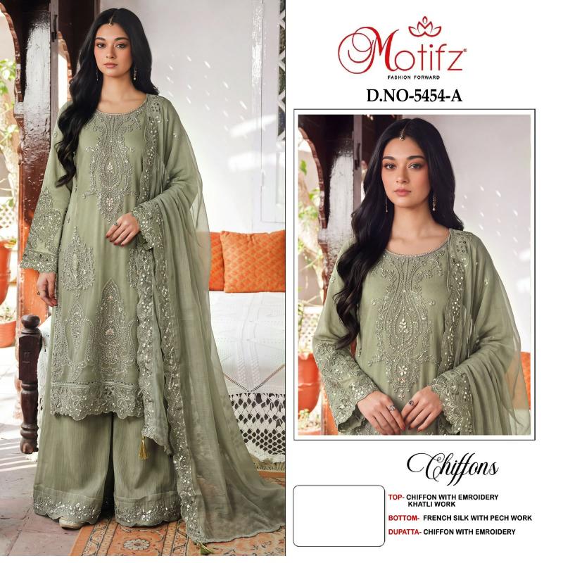 Motifz 5454 catalog wholesale pakistani designer suits