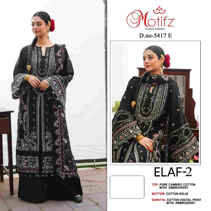 Motifz Elaf vol 2 5417 catalog pakistani suits wholesalers in hyderabad