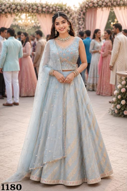 Mrudangi Hirni catalog sasha wholesale lehenga