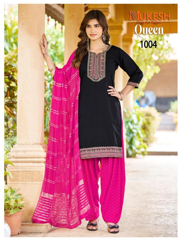 Mukesh Queen 0.2 catalog embroidered kurtis wholesalers
