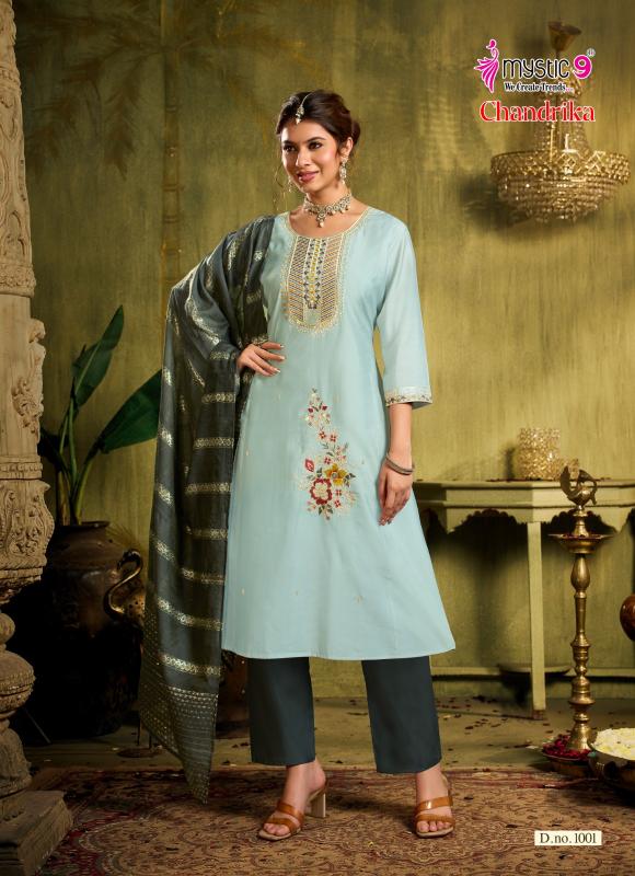 Mystic 9 Chandrika vol 1 catalog kurti wholesale price in kolkata