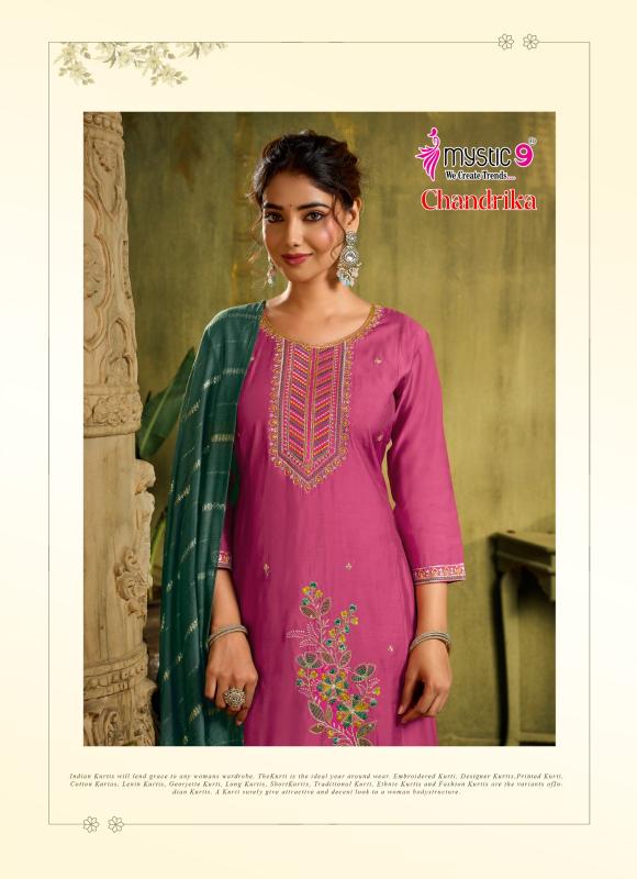 Mystic 9 Chandrika vol 1 catalog kurti wholesale price in kolkata