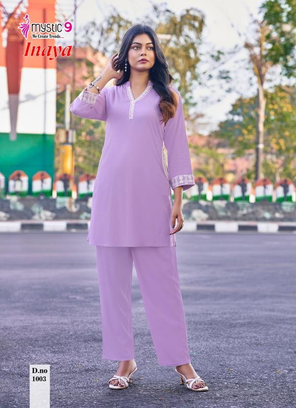 Mystic 9 Inaya Vol 1 catalog dubai co ord set wholesalers