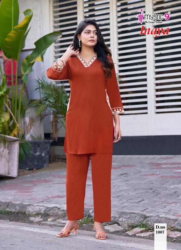 Mystic 9 Inaya Vol 1 catalog dubai co ord set wholesalers