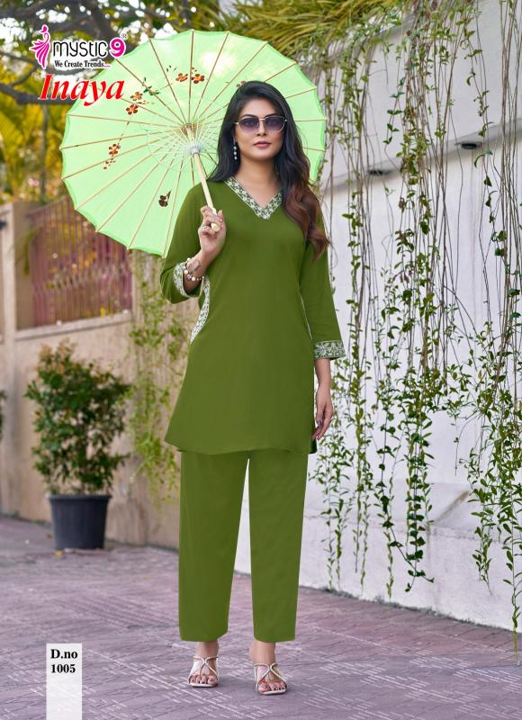Mystic 9 Inaya Vol 1 catalog dubai co ord set wholesalers