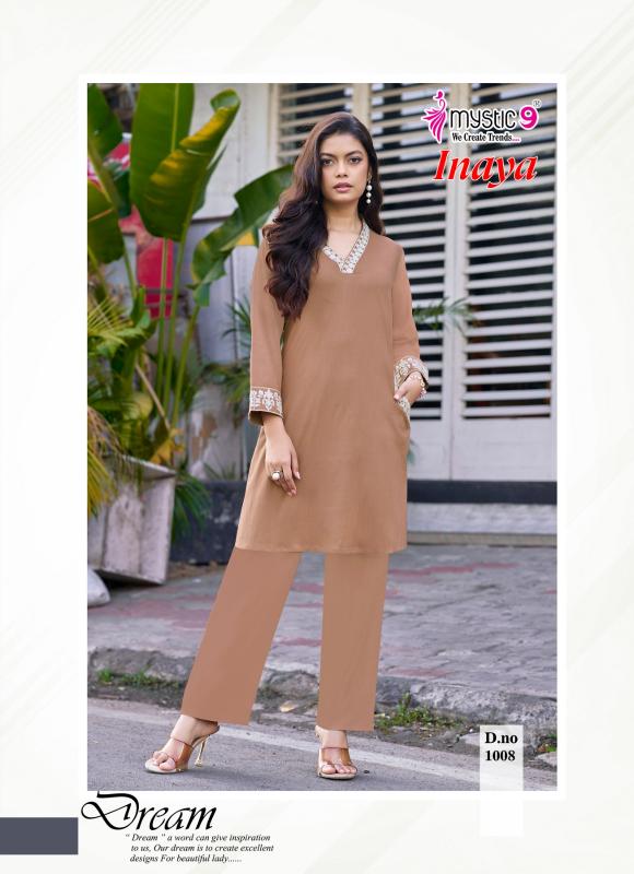 Mystic 9 Inaya Vol 1 catalog dubai co ord set wholesalers