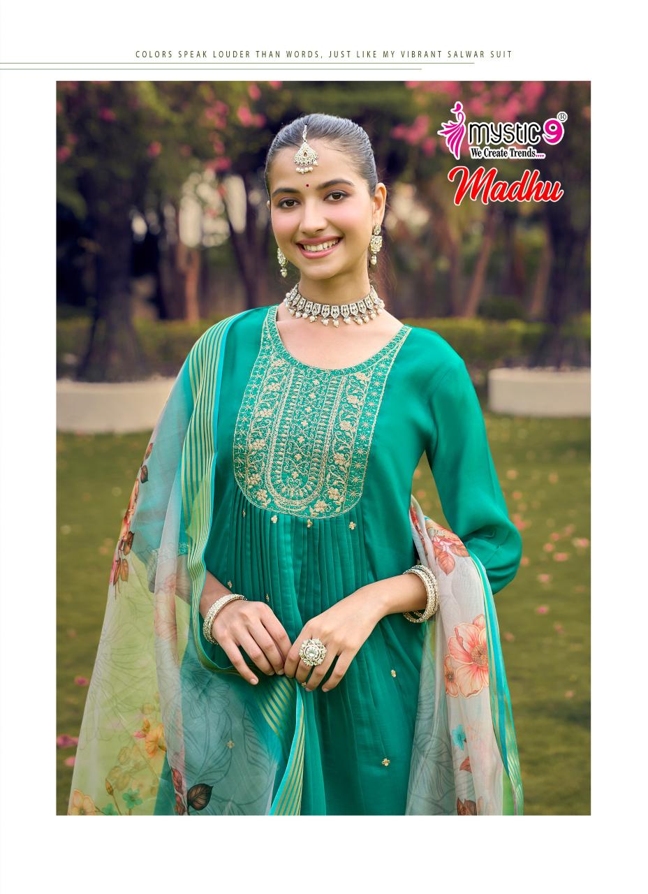 Mystic 9 Madhu Vol 1 catalog designer kurtis buy online in wholesale price