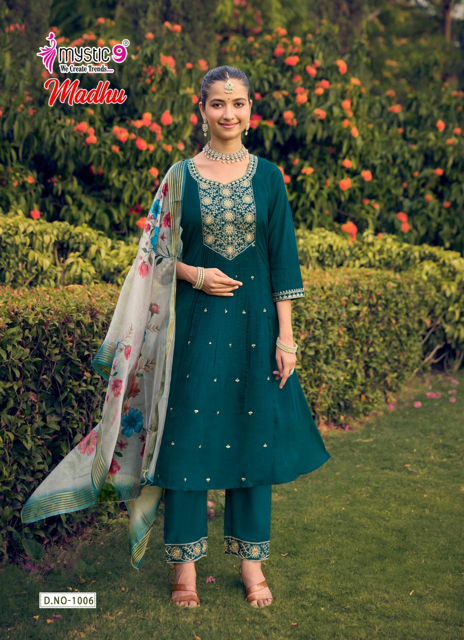 Mystic 9 Madhu Vol 1 catalog designer kurtis buy online in wholesale price