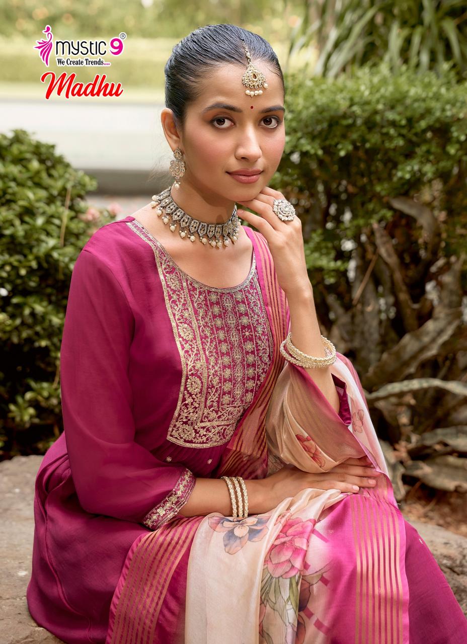 Mystic 9 Madhu Vol 1 catalog designer kurtis buy online in wholesale price