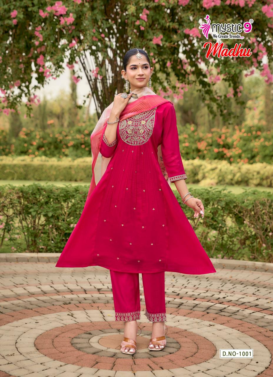 Mystic 9 Madhu Vol 1 catalog designer kurtis buy online in wholesale price