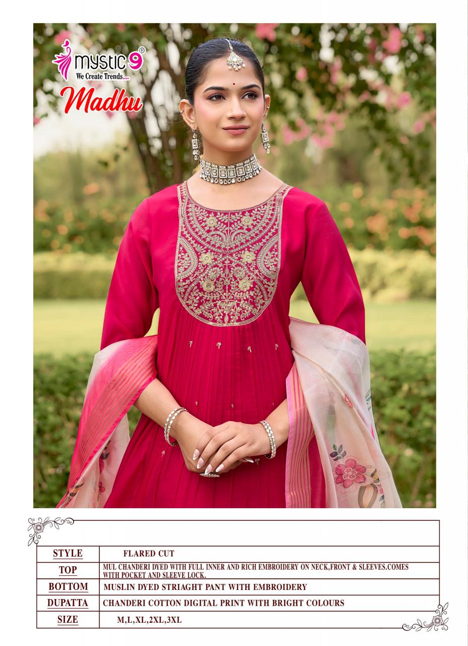 Mystic 9 Madhu Vol 1 catalog designer kurtis buy online in wholesale price