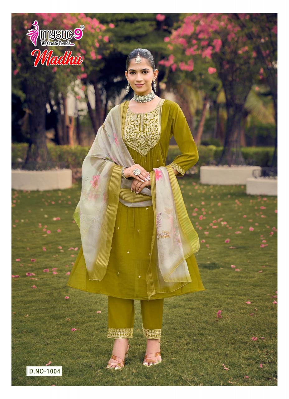 Mystic 9 Madhu Vol 1 catalog designer kurtis buy online in wholesale price