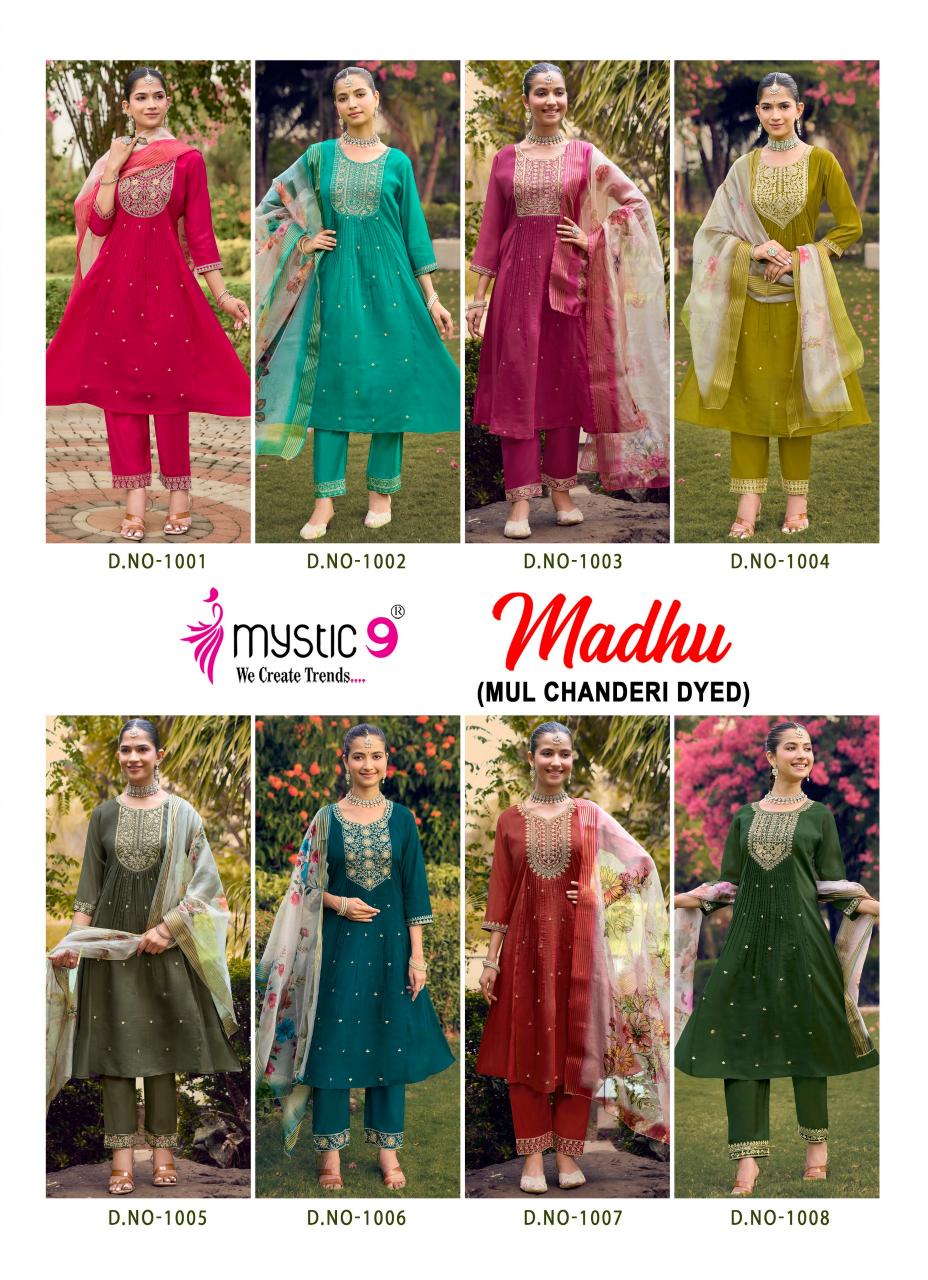 Mystic 9 Madhu Vol 1 catalog designer kurtis buy online in wholesale price