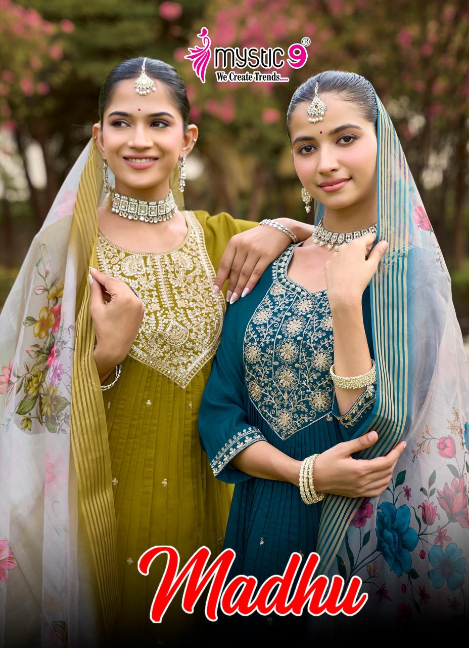 Mystic 9 Madhu Vol 1 catalog designer kurtis buy online in wholesale price