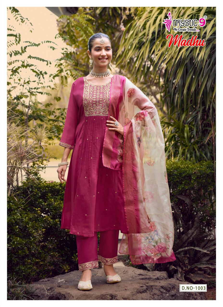 Mystic 9 Madhu Vol 1 catalog designer kurtis buy online in wholesale price