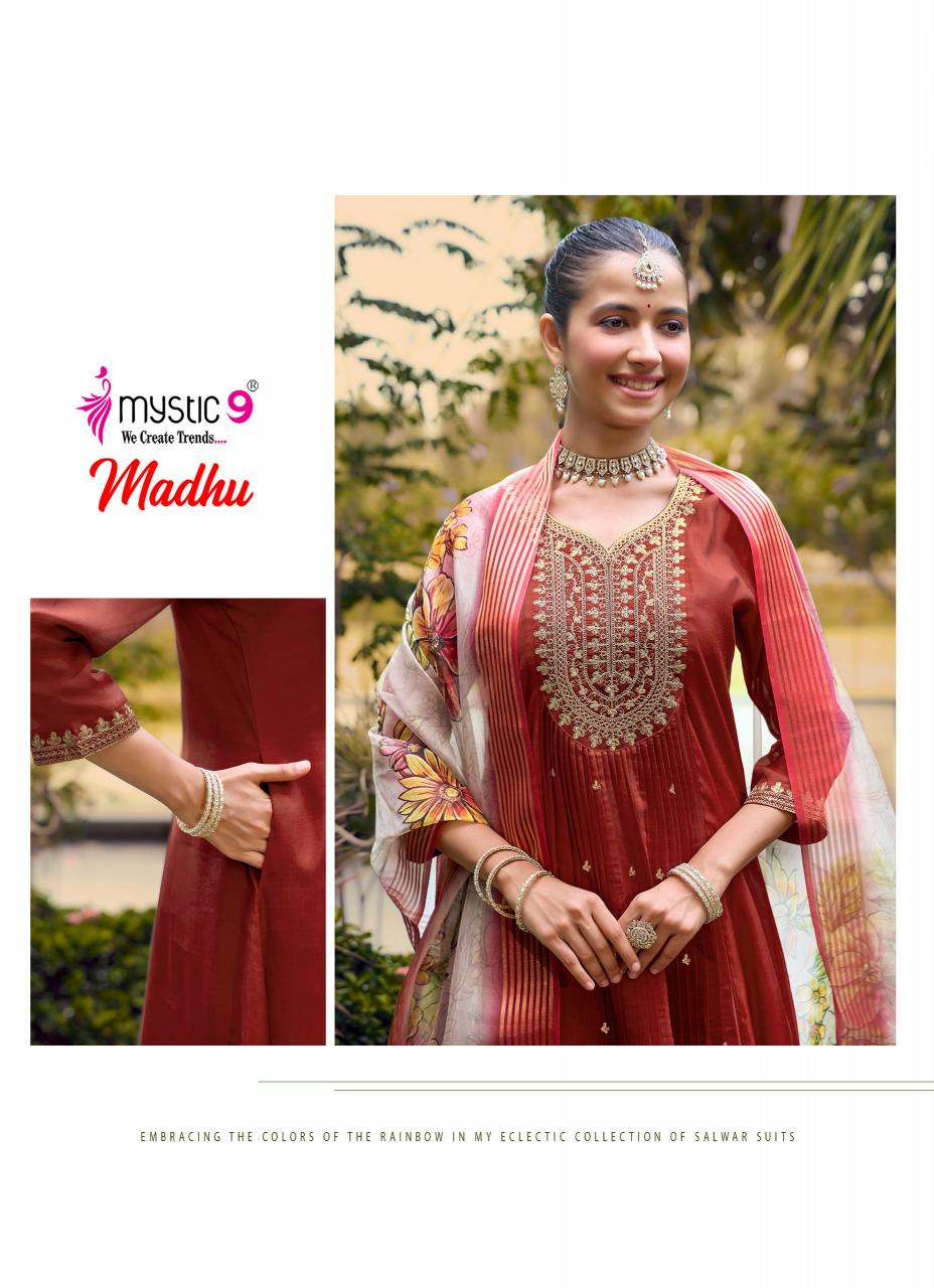 Mystic 9 Madhu Vol 1 catalog designer kurtis buy online in wholesale price