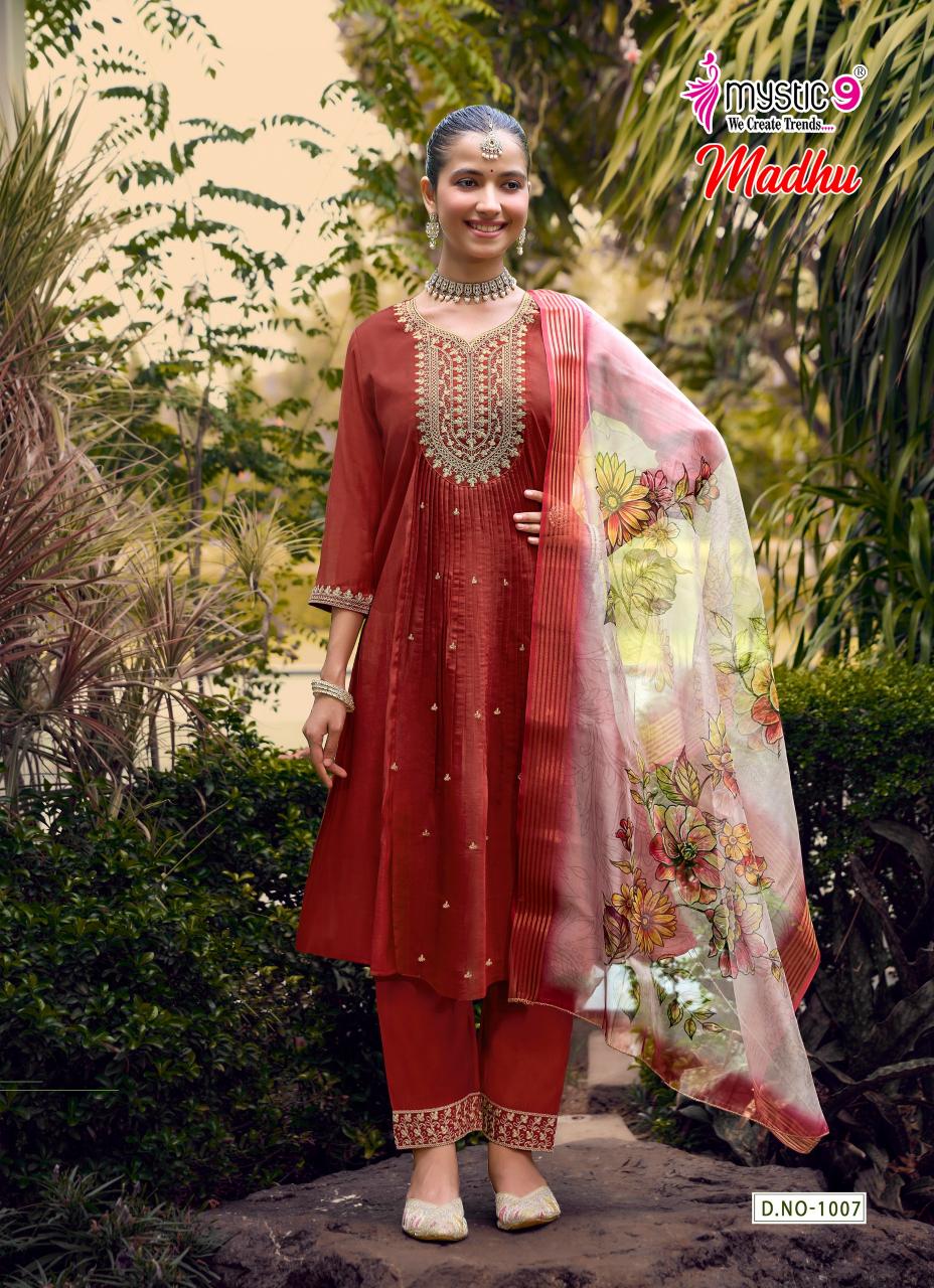 Mystic 9 Madhu Vol 1 catalog designer kurtis buy online in wholesale price