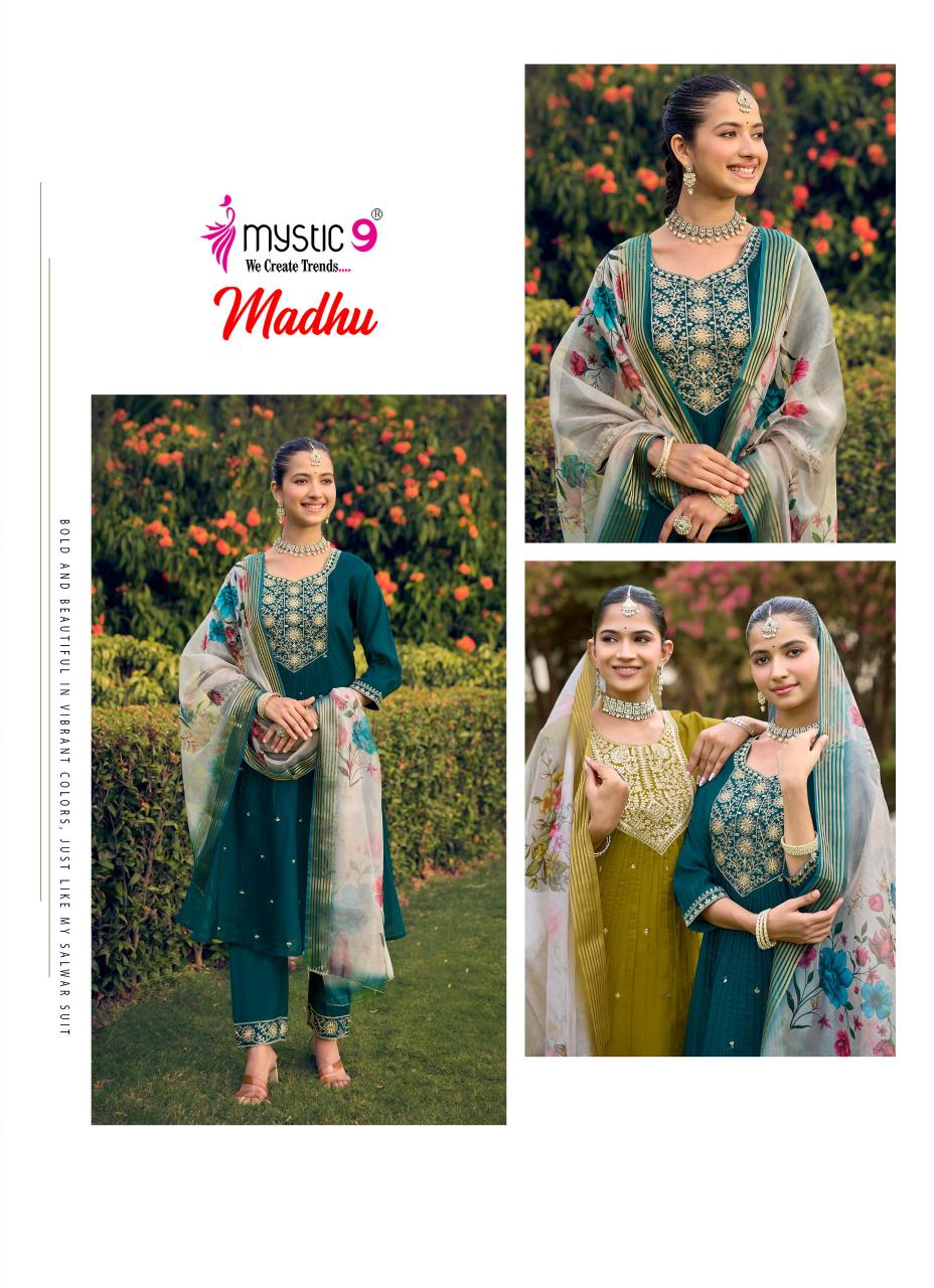 Mystic 9 Madhu Vol 1 catalog designer kurtis buy online in wholesale price