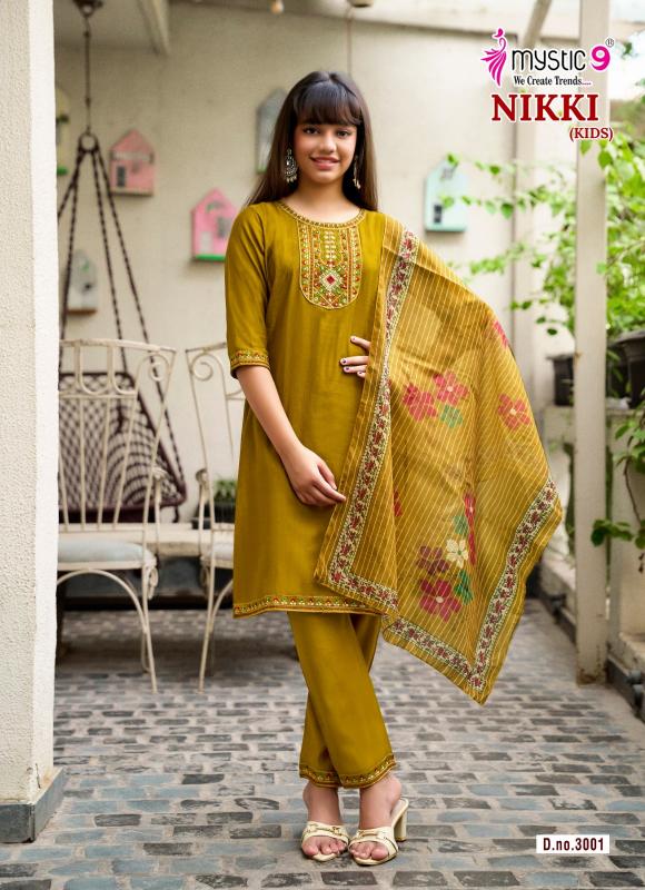 Mystic 9 Nikki vol 3 catalog wholesale kids wear in India