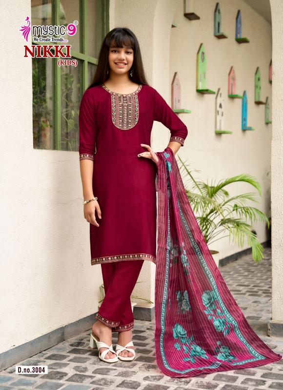 Mystic 9 Nikki vol 3 catalog wholesale kids wear in India
