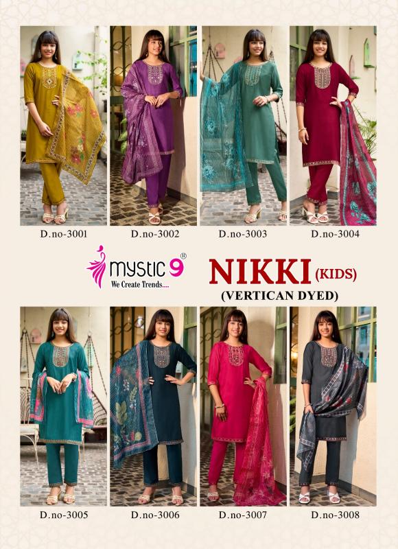 Mystic 9 Nikki vol 3 catalog wholesale kids wear in India