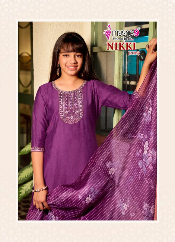 Mystic 9 Nikki vol 3 catalog wholesale kids wear in India