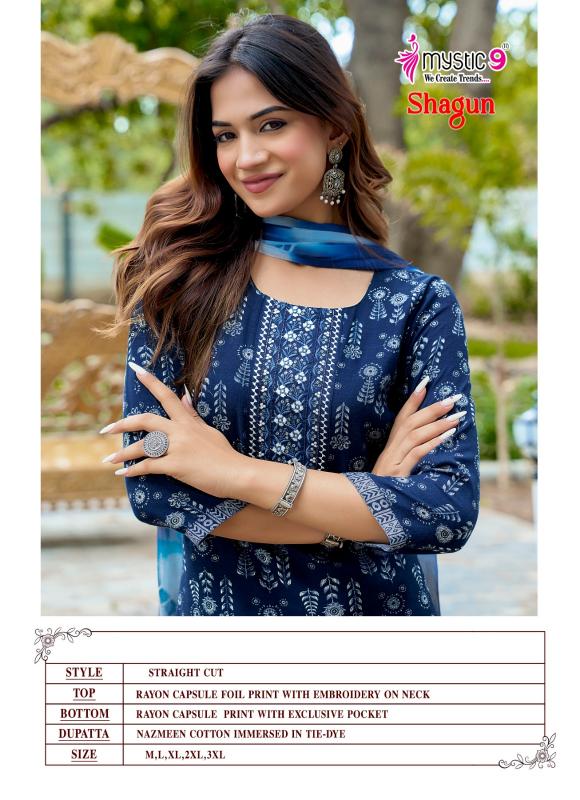 Mystic 9 Shagun Vol 30 catalog designer kurti wholesalers in jaipur
