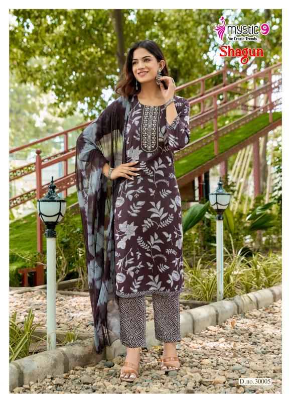 Mystic 9 Shagun Vol 30 catalog designer kurti wholesalers in jaipur