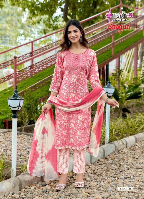 Mystic 9 Shagun Vol 30 catalog designer kurti wholesalers in jaipur
