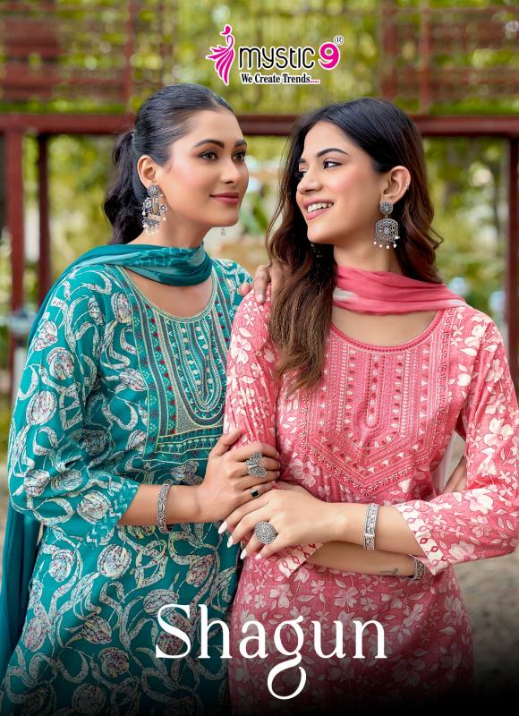 Mystic 9 Shagun Vol 30 catalog designer kurti wholesalers in jaipur