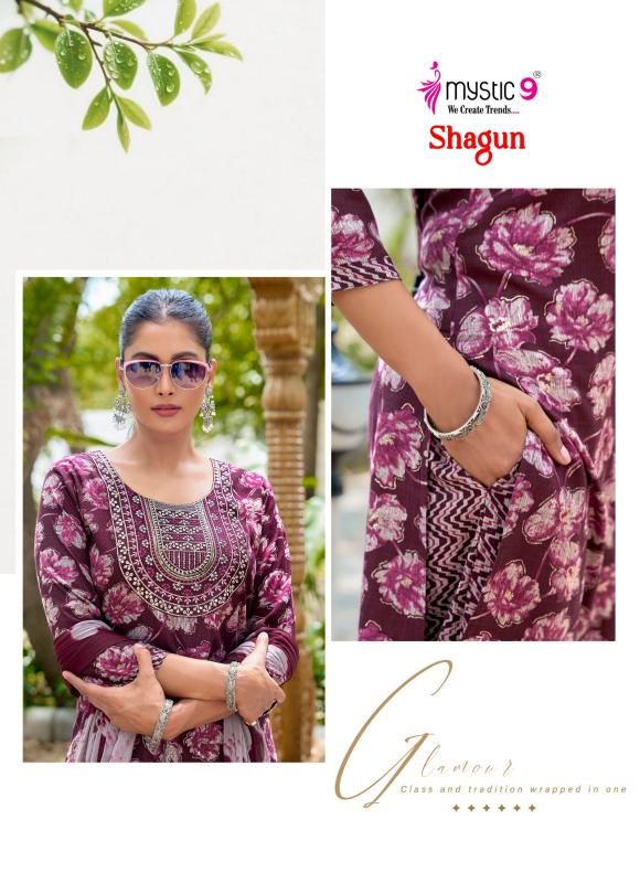 Mystic 9 Shagun Vol 30 catalog designer kurti wholesalers in jaipur