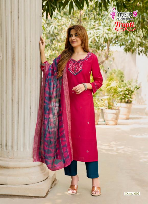 Mystic 9 Trupti vol 1 catalog best online kurtis wholesaler