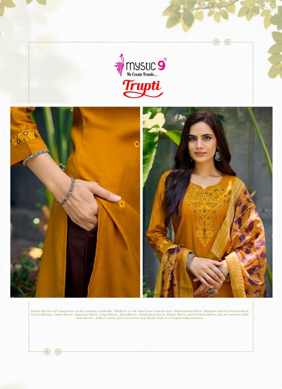 Mystic 9 Trupti vol 1 catalog best online kurtis wholesaler