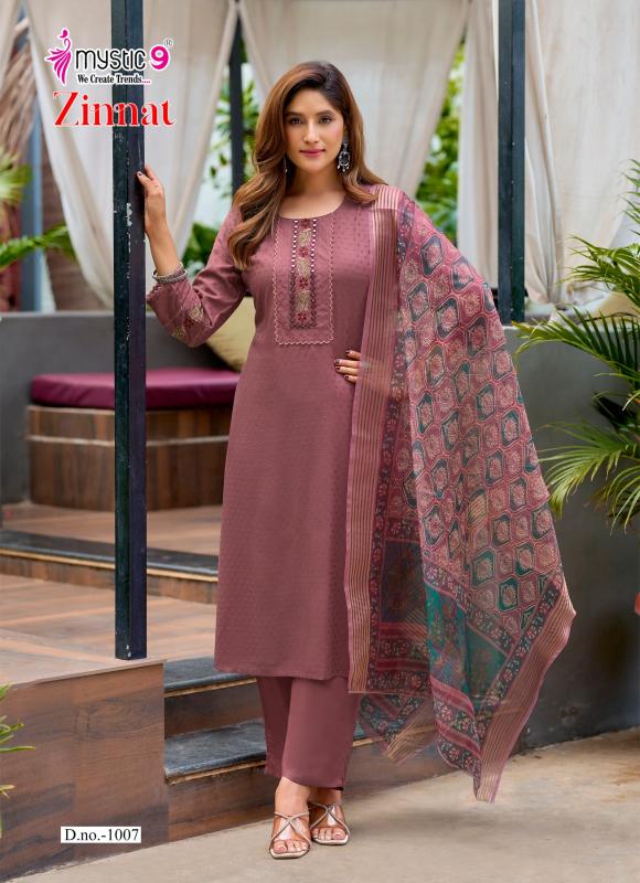 Mystic 9 Zinnat vol 1 catalog kurti wholesale market in ulhasnagar