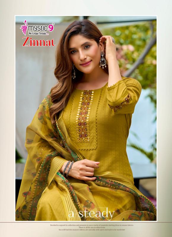 Mystic 9 Zinnat vol 1 catalog kurti wholesale market in ulhasnagar