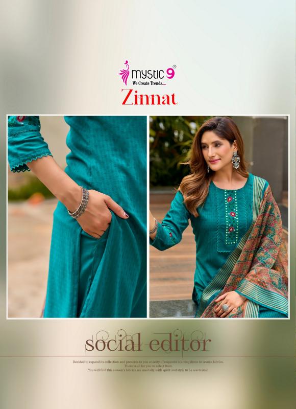 Mystic 9 Zinnat vol 1 catalog kurti wholesale market in ulhasnagar
