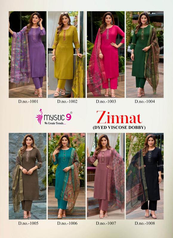 Mystic 9 Zinnat vol 1 catalog kurti wholesale market in ulhasnagar