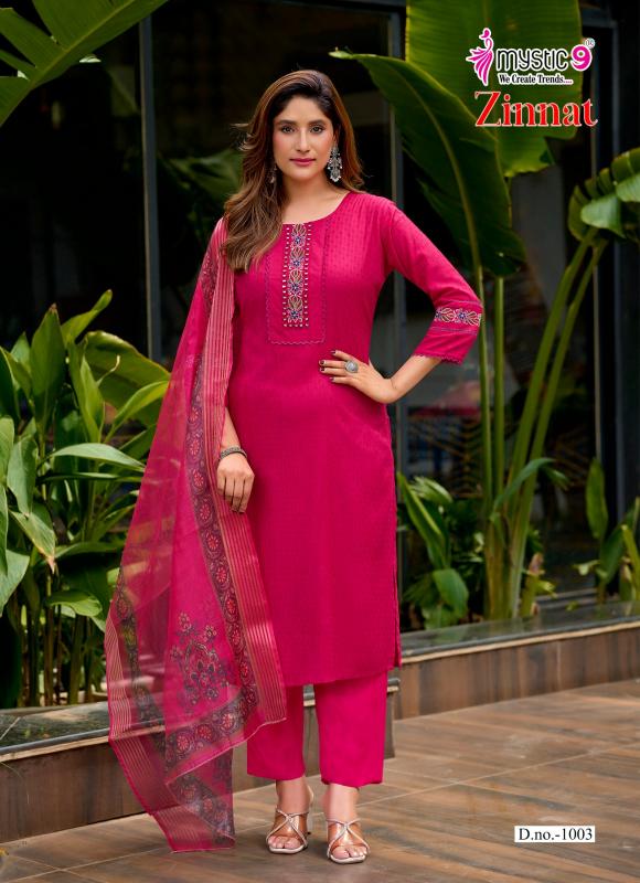 Mystic 9 Zinnat vol 1 catalog kurti wholesale market in ulhasnagar