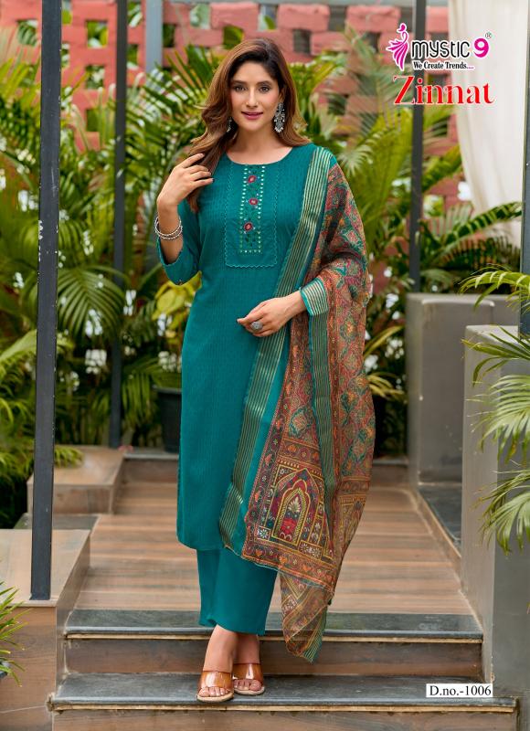 Mystic 9 Zinnat vol 1 catalog kurti wholesale market in ulhasnagar