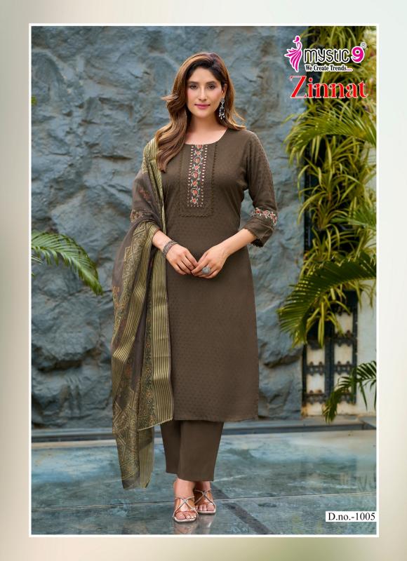 Mystic 9 Zinnat vol 1 catalog kurti wholesale market in ulhasnagar
