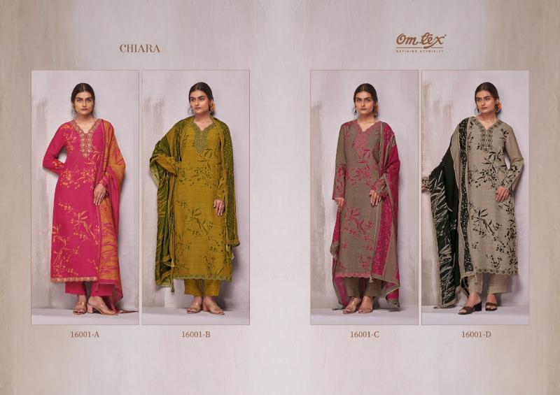 Omtex Chiara catalog wholesale unstitched salwar kameez material