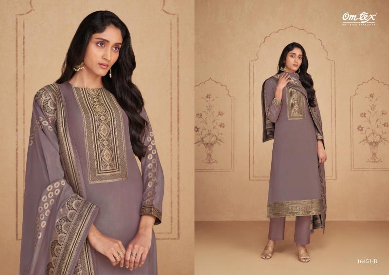 Omtex Rebecca catalog salwar kameez dress materials wholesale