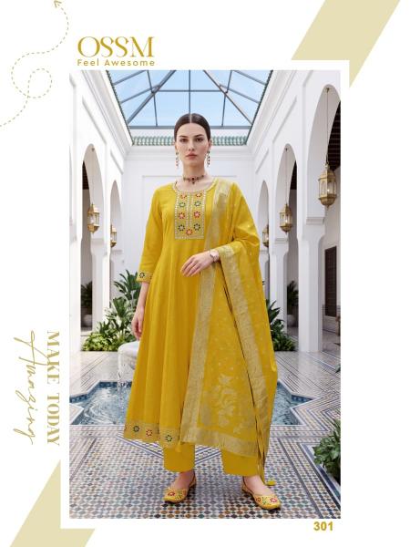 Ossm Resham vol 3 catalog wholesale aneisha kurtis