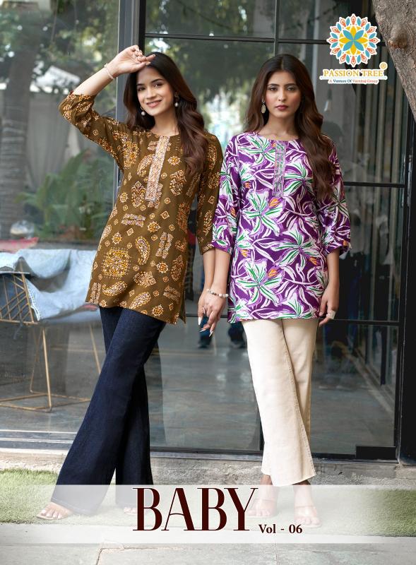 Passion Tree Baby Vol 6 Catalog wholesale rate branded kurtis