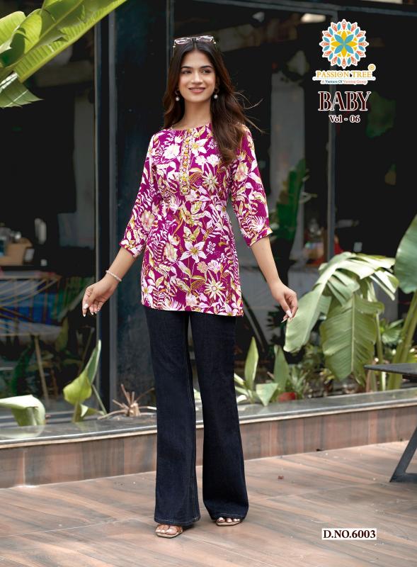 Passion Tree Baby Vol 6 Catalog wholesale rate branded kurtis