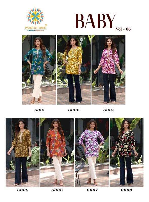 Passion Tree Baby Vol 6 Catalog wholesale rate branded kurtis