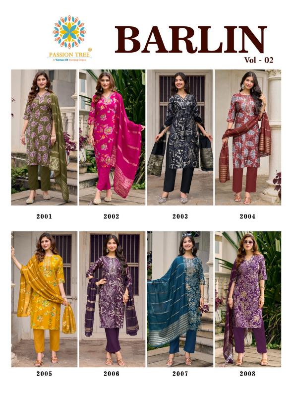 Passion Tree Barlin vol 2 Catalog kurti material wholesale