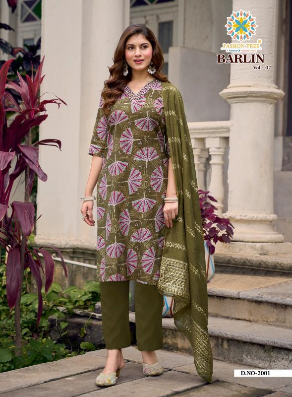 Passion Tree Barlin vol 2 Catalog kurti material wholesale